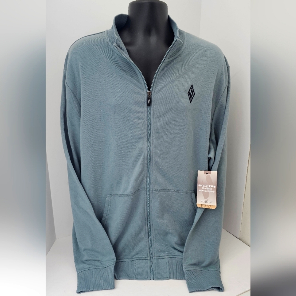 Mens 2XL Sketchers Go Lounge full zip sweater